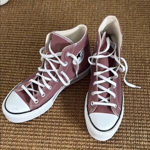 NWOT Women's Pink High-Top Sneakers